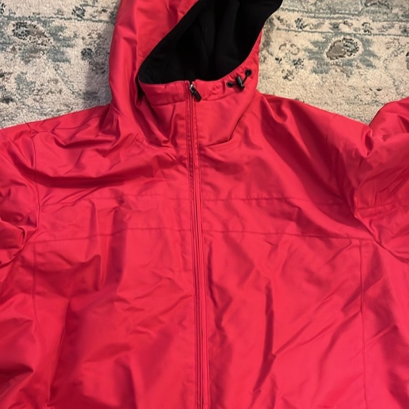 Pacific Trail Red Black Lined Heavy Outdoor Coat Jacket - Picture 6 of 12